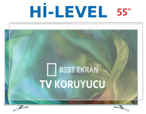 Hi-Level HL55QUPRL-W02S Tv Ekran Koruyucu - Hİ-LEVEL 55" inç 139 Ekran Tv ekran Koruyucu