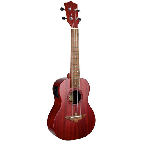 AKCE23EQ Concert Elektro Ukulele Maun Gövde EQ ve Tuner Sistemli