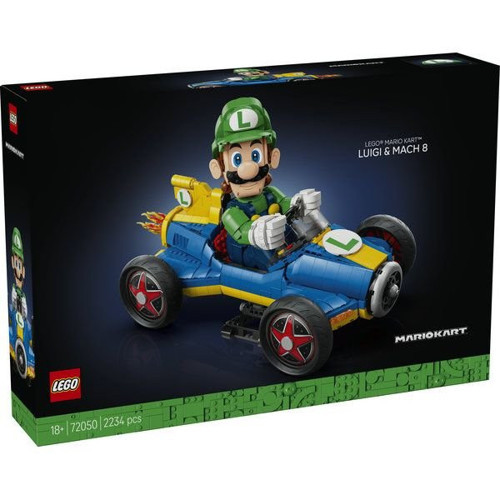 Lego Mario Kart Luigi ve Mach 8 72050