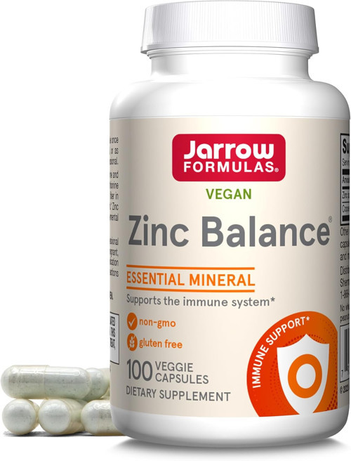 Zinc Balance with Copper - Essential Minerals for Immune 15 mg 100 Veggie Caps