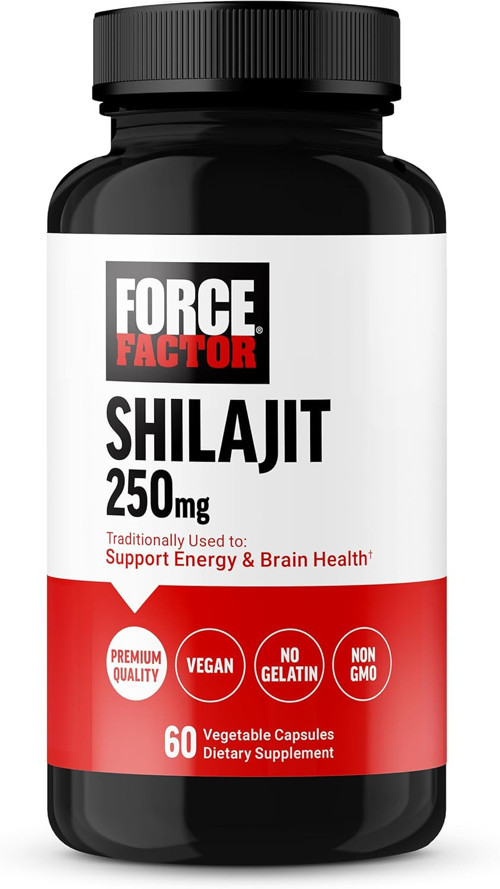 Shilajit 250 mg Men and Women to Support Energy and Brain Health 60 Caps