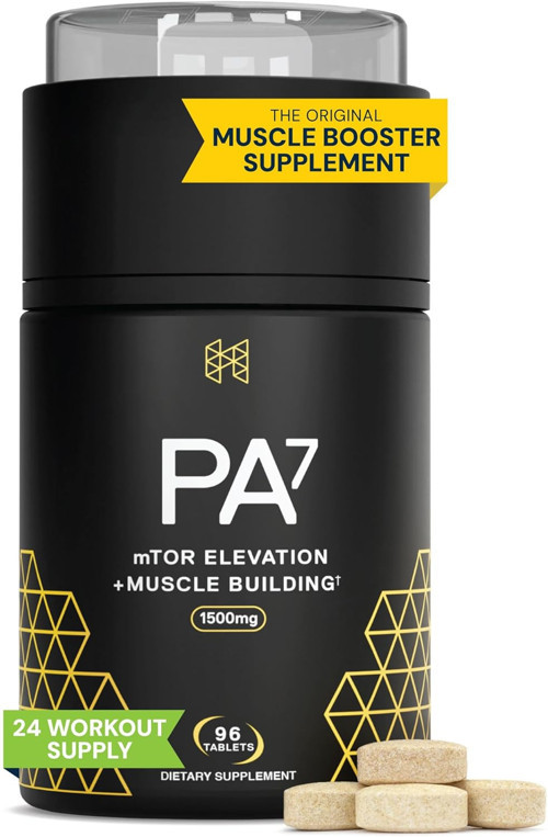 PA 7 Phosphatidic Acid Muscle Builder Boost mTOR Build Mass and Strength Leucine Astragin 96 tab