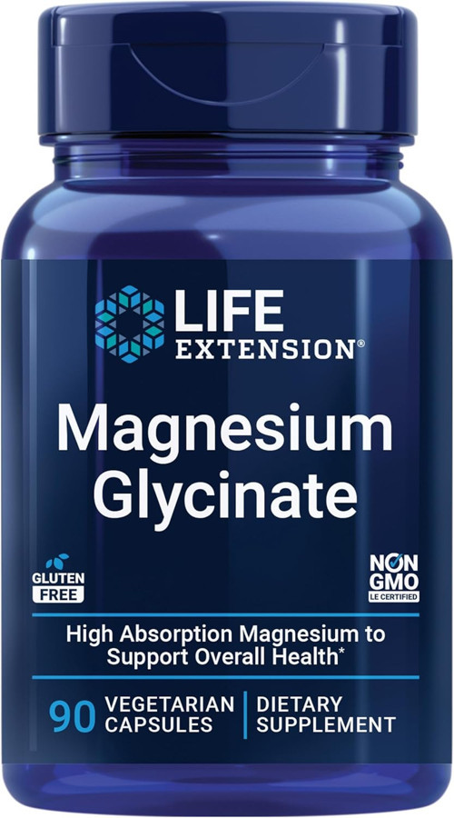 Magnesium Glycinate Heart Health Bone Health Nerve and 90 Caps