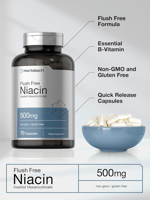 Niacin with inosıtol 500mg 70 Caps