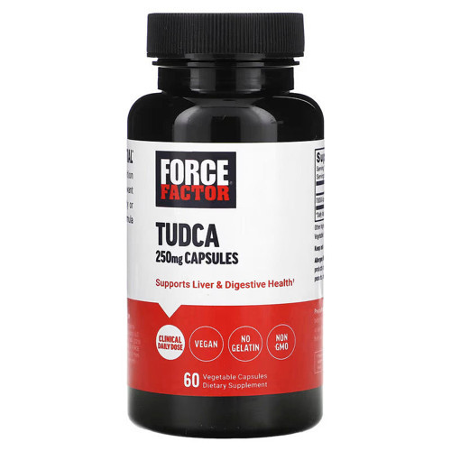 Tudca Tauroursodeoxycholic Acid 250 mg 60 Vegetable Capsules