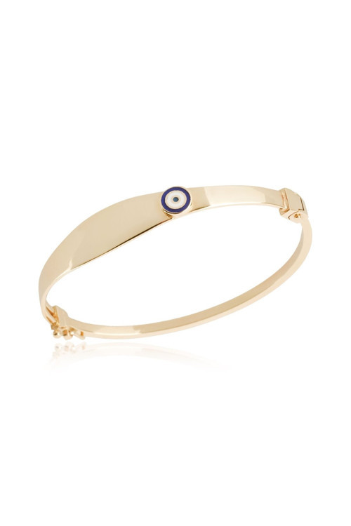 14 Ayar Altın Göz Figürlü Çocuk Kelepçesi