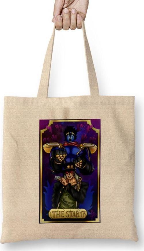 Jotaro Kujo The Star Platinum Bez Çanta Uzun Saplı