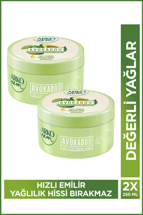 Besleyici Bakım Kremi Avokado 2x250 Ml