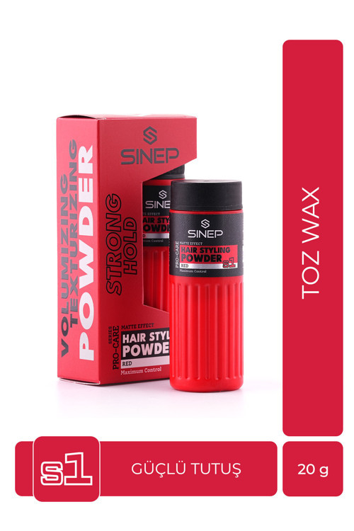 POWDER WAX 20 g S1- RED-STRONG HOLD