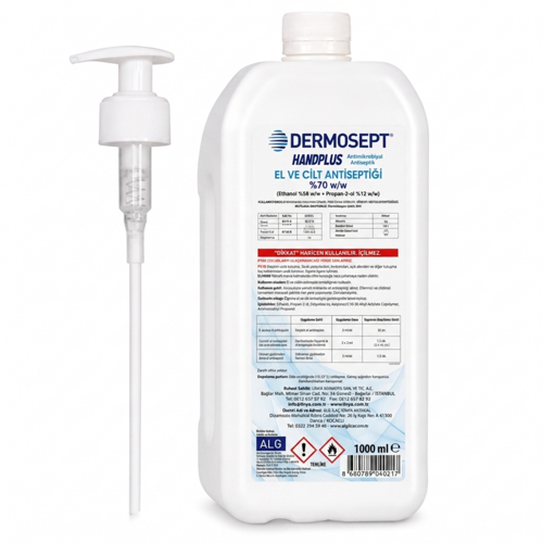 Handplus El ve Cilt Antiseptiği 1000 ml %70 Alkol Bazlı Hijyenik El Dezenfektanı