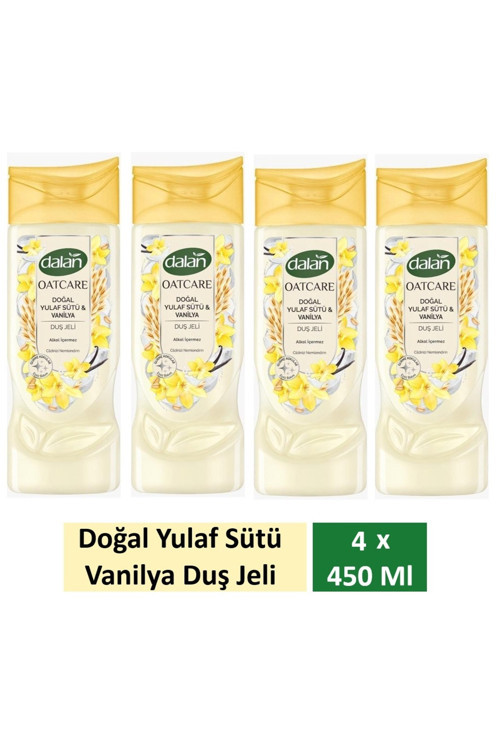 Duş Jeli Oatcare Yulaf Sütü Ve Vanilya 450 Ml x 4 Adet