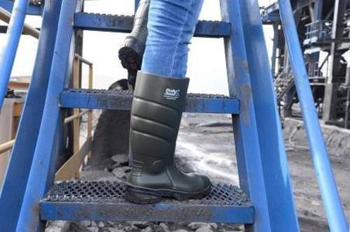 Pollyboot Vega 40 Numara Çelik Blu Çizme Poliüratan