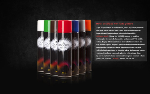 Sprey Boya 400 ML - Mi