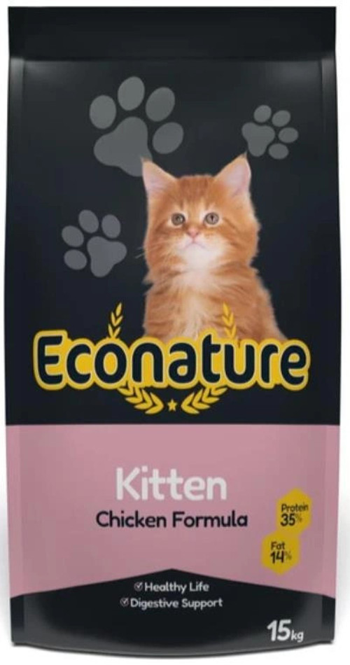 Plus Yavru Kuru Kedi Maması Tavuk Etli 15 KG (13,5+1,5 KG Bonus Paket)