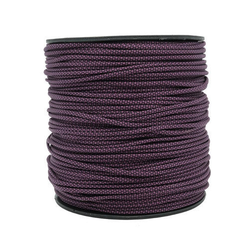 Bileklik,Outdoor ve Hobi Paracord İp 4 mm No:46 10 Metre Mor Siyah Desenli