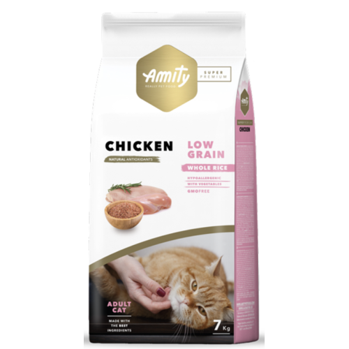 Amıty Süper Premium Low Düşük Tahıllı Tavuklu Kedi Maması 2 Kg