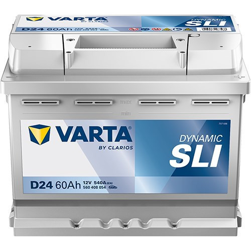 D24 12V 60AH 540A Dynamic Sli Akü (Üretim Yılı: 2026)