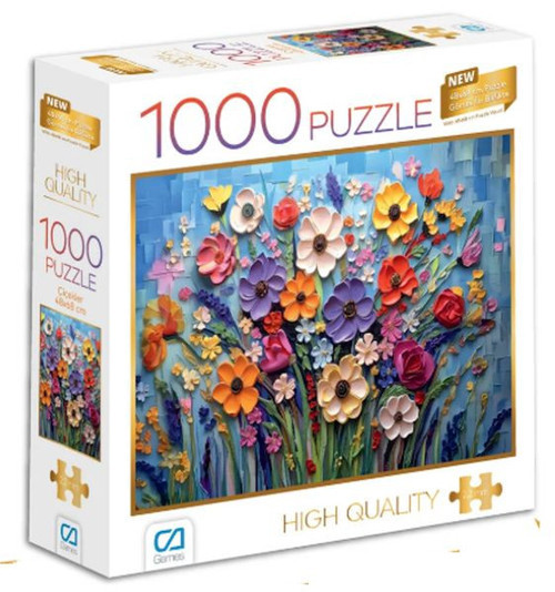 Çiçekler Puzzle 1000 Parça