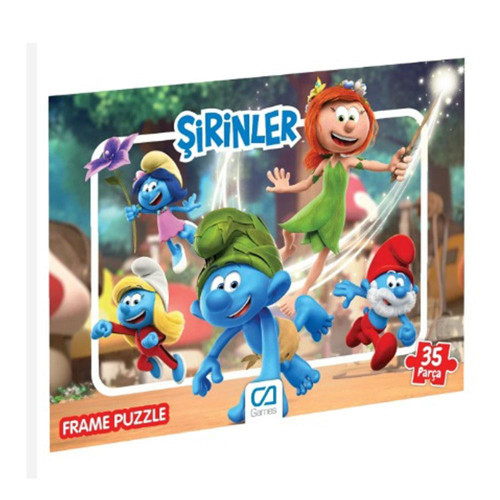 Şirinler Frame Puzzle 35 Parça