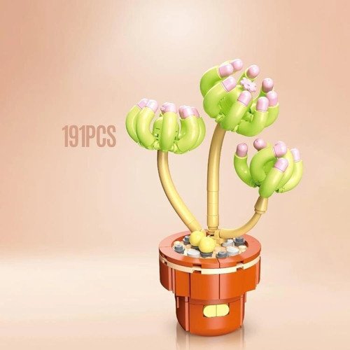 Blossom Mini Çiçek Blok Oyuncak Fasülye Sedumu 191 Parça 6+
