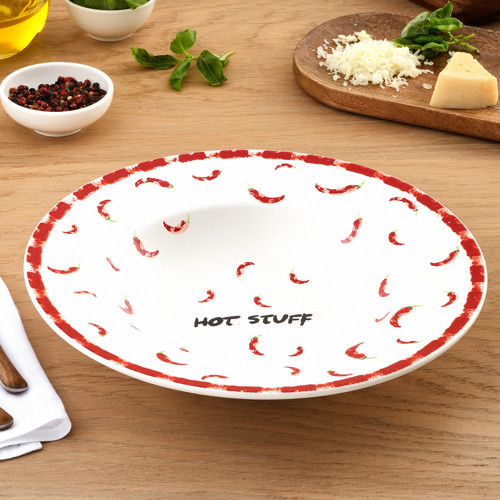 Hot Stuff Makarna Tabağı Beyaz 27 cm