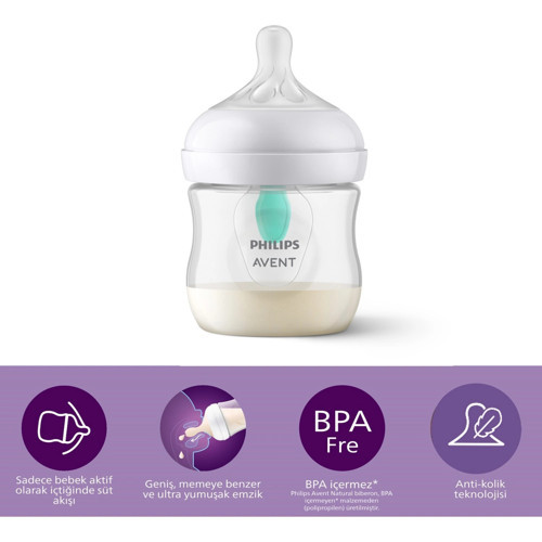 Natural Response Anti-Colic PP Biberon 125 ml +0 ay