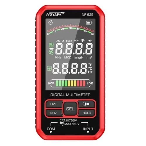 Noyafa Nf-625 Renkli Lcd Ekran Dijital Multimetre