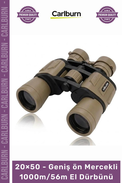 #Dürbün Profesyonel HD Zoom 20×50 – Geniş ön Mercekli – 1000m56m El Dürbünü – Çöl Rengi