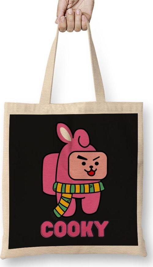 Bts Among Us Bt21 Cooky Bez Çanta Uzun Saplı
