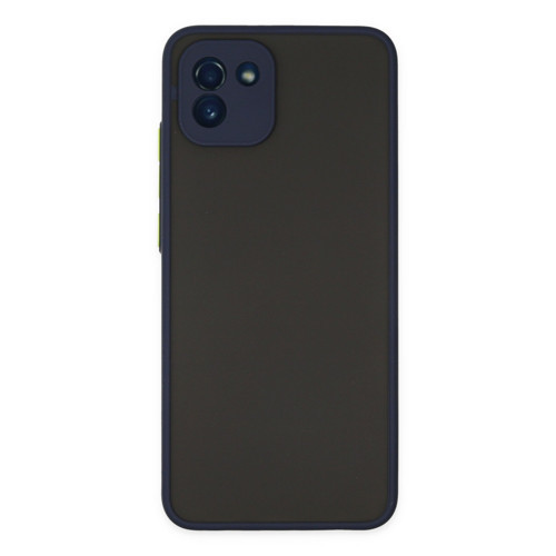Galaxy A03 Kılıf Montreal Silikon Kapak - Lacivert