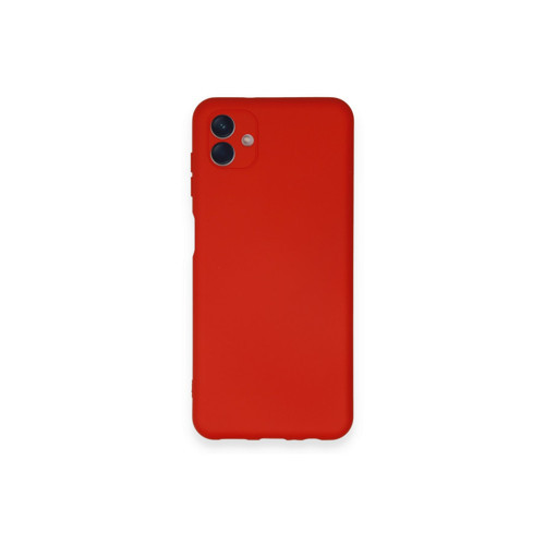 Galaxy A04 Kılıf Nano Içi Kadife Silikon - Kırmızı