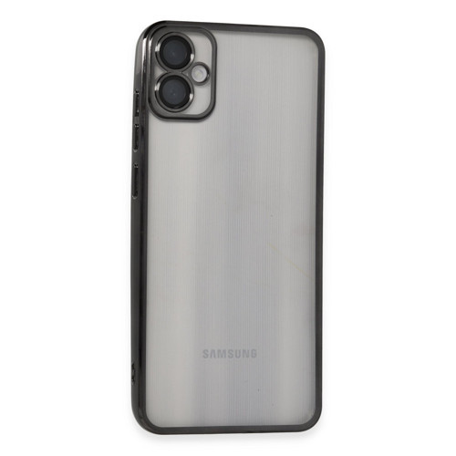 Galaxy A05 Kılıf Lensli Silikon - Siyah