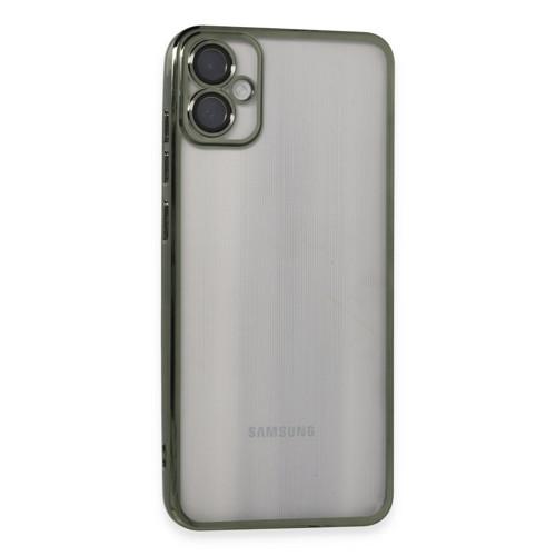 Galaxy A05 Kılıf Lensli Silikon - Yeşil