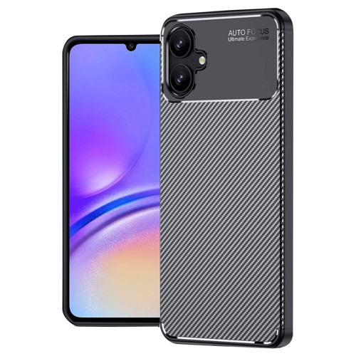 Galaxy A06 Kılıf Auto Focus Karbon Kapak - Siyah