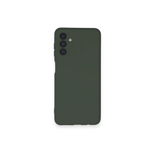 Galaxy A14 4G Kılıf Nano Içi Kadife Silikon - Koyu Yeşil
