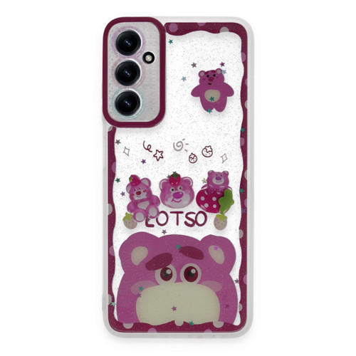 Galaxy A25 5G Kılıf Sweet Desenli Silikon Kapak - Pembe