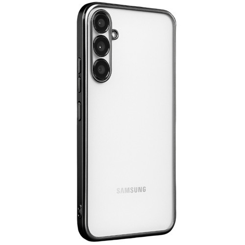 Galaxy A34 5G Kılıf Lensli Silikon - Siyah