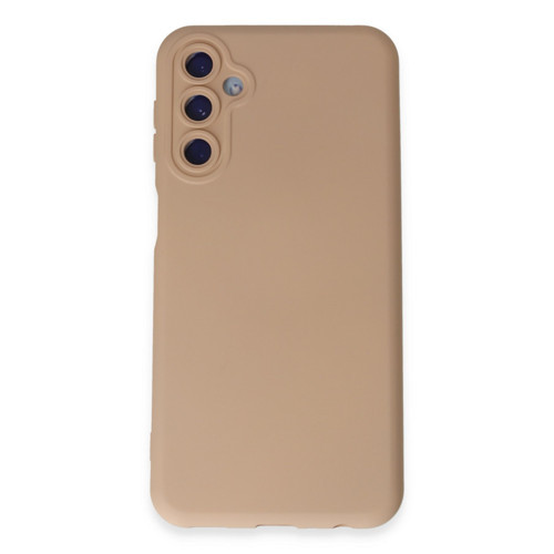 Galaxy M34 5G Kılıf Nano Içi Kadife Silikon - Pudra