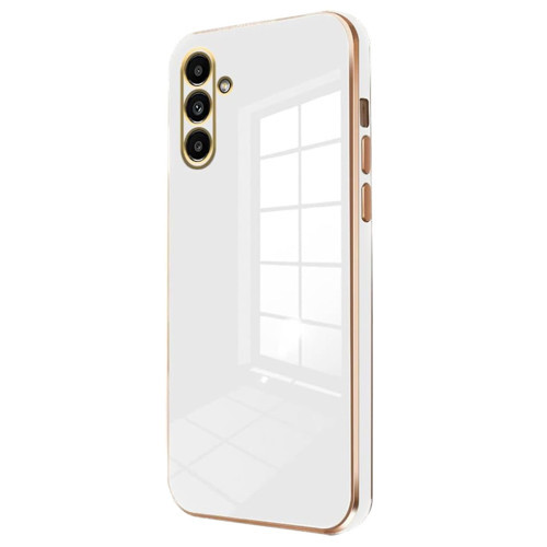 Galaxy M15 Kılıf Volet Silikon - Beyaz