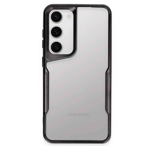 Galaxy S23 Kılıf Boyi Silikon Kapak - Siyah