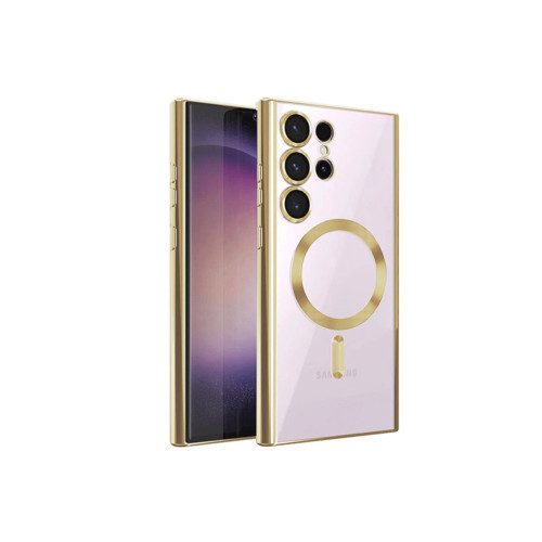Galaxy S23 Kılıf Kross Magneticsafe Kapak - Gold