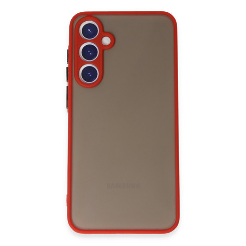 Galaxy S23 Kılıf Montreal Silikon Kapak - Kırmızı