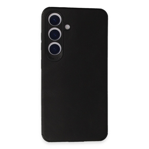 Galaxy S24 Kılıf Loop Deri Silikon - Siyah