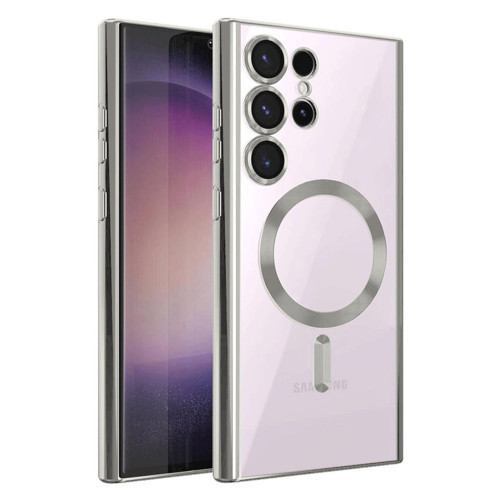 Galaxy S25 Kılıf Kross Magneticsafe Kapak - Gümüş