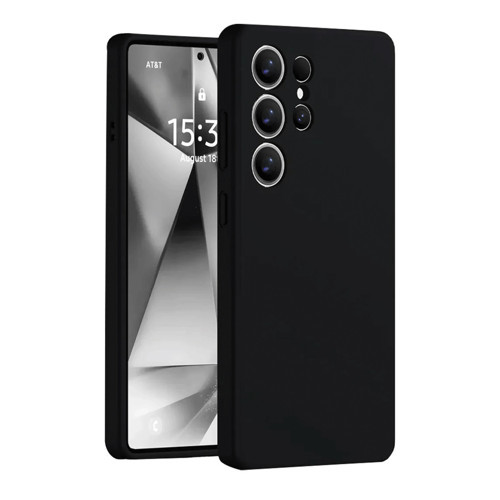 Galaxy S25 Kılıf Nano Içi Kadife Silikon - Siyah