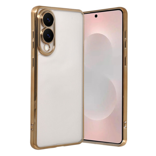 Galaxy S25 Edge Lensli Silikon - Gold
