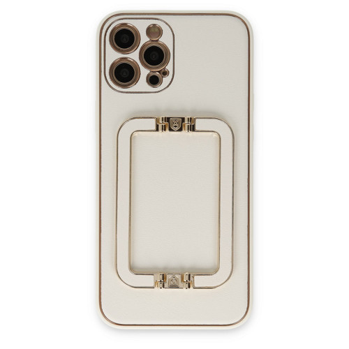 Iphone 12 Kılıf Coco Elit Kapak - Beyaz