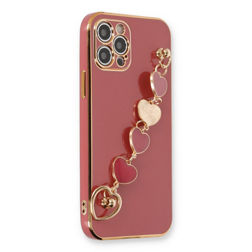 Iphone 12 Kılıf Esila Silikon - Kırmızı