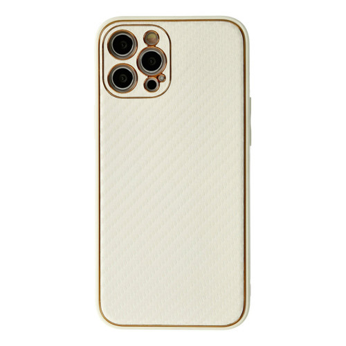 Iphone 12 Kılıf Coco Karbon Silikon - Beyaz