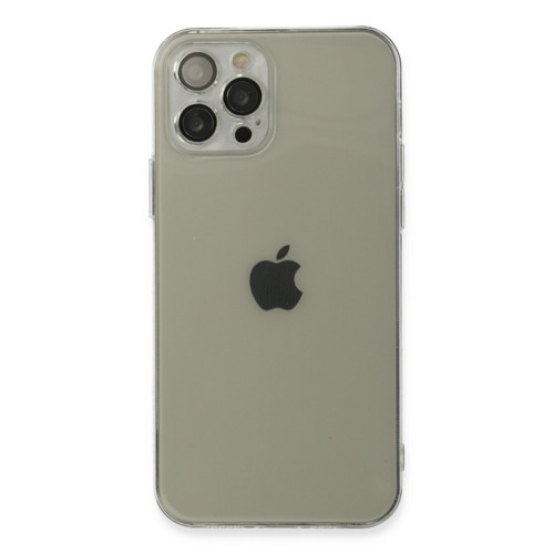 Iphone 12 Kılıf Fly Lens Silikon - Şeffaf